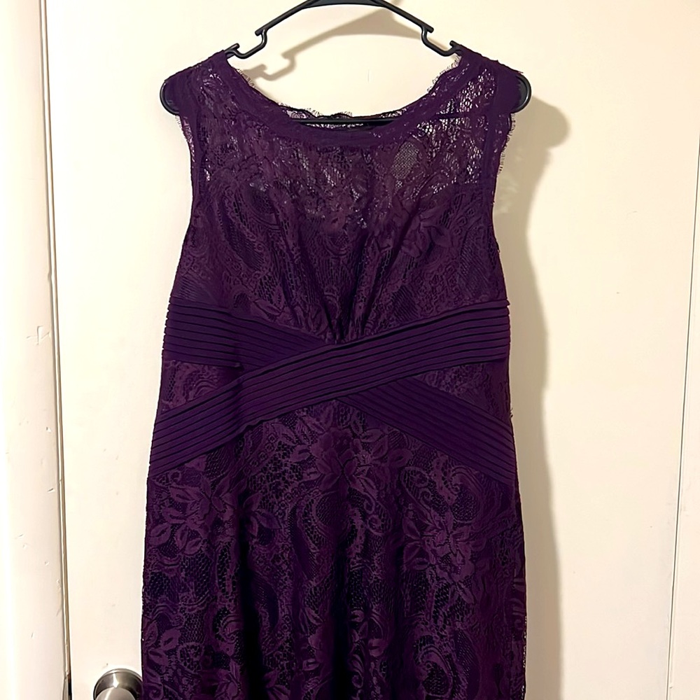 Long purple dress